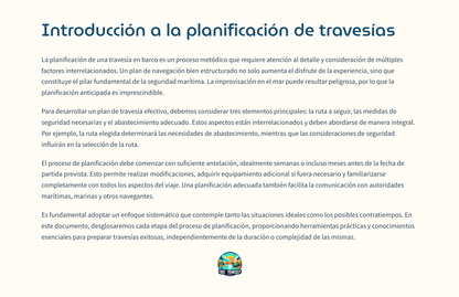 Cómo Planificar una Travesía en Barco: Ruta, Seguridad y Abastecimiento